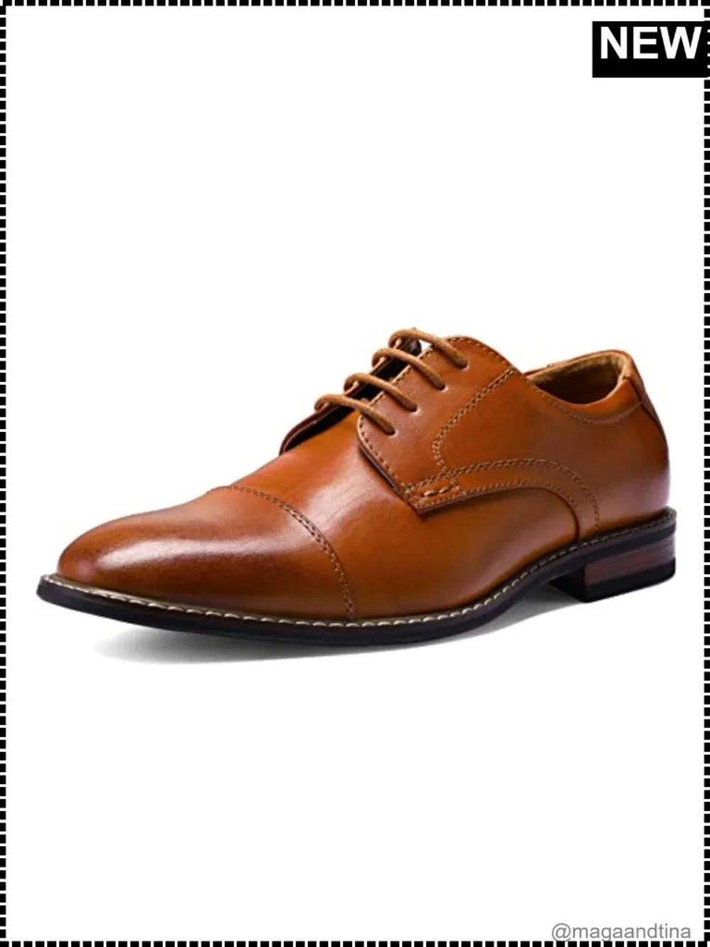Mens Wingtip Oxford Dress Shoes Formal Business Wedding